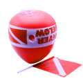 Outdoor Diving Swim PVC Inflatable Professional Buoy Float Ball, Diving Float Including Flag